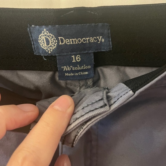 Democracy “ab” solution utility pant gray size 16, plus - Picture 4 of 11